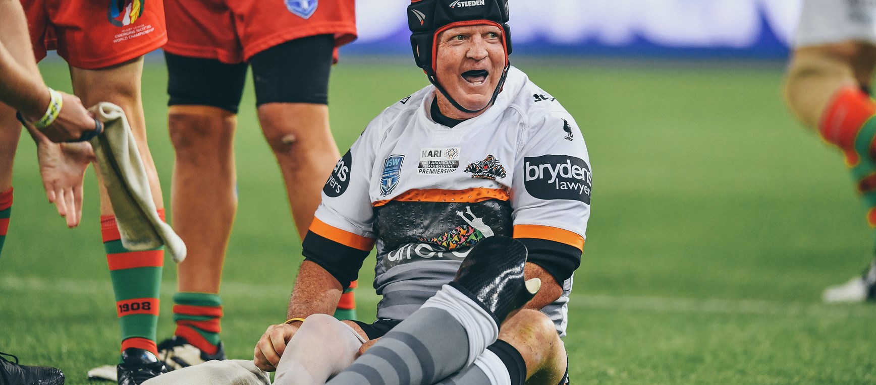 Wests Tigers Physical Disability Rugby League team in action!