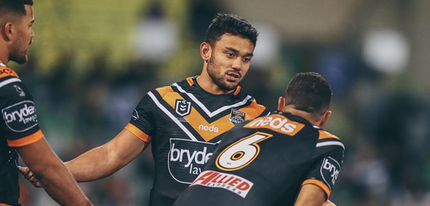 David Nofoaluma reaches Wests Tigers record