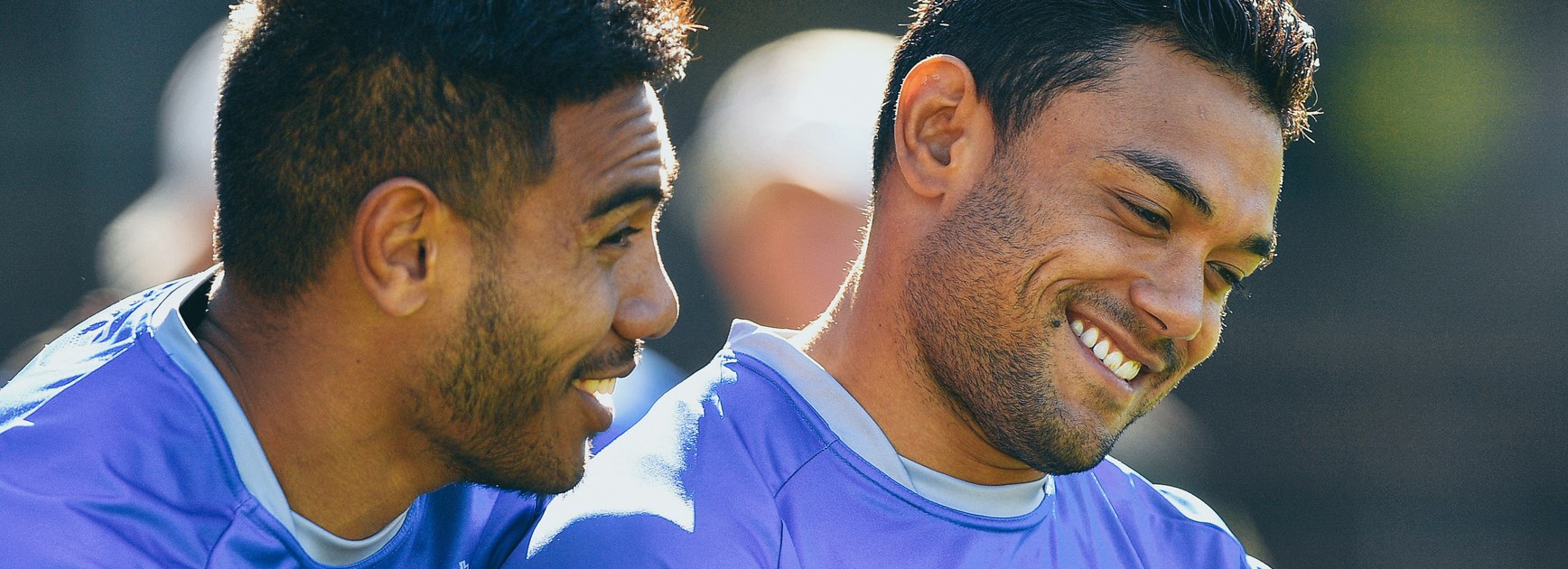 Samoa players Hymel Hunt and David Nofoaluma