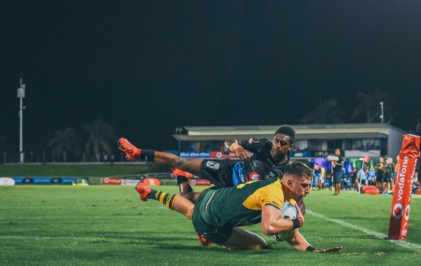 Paul Momirovski scored a try in his representative debut for the Prime Minister's XIII