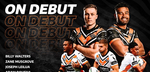 New faces set for Wests Tigers debuts