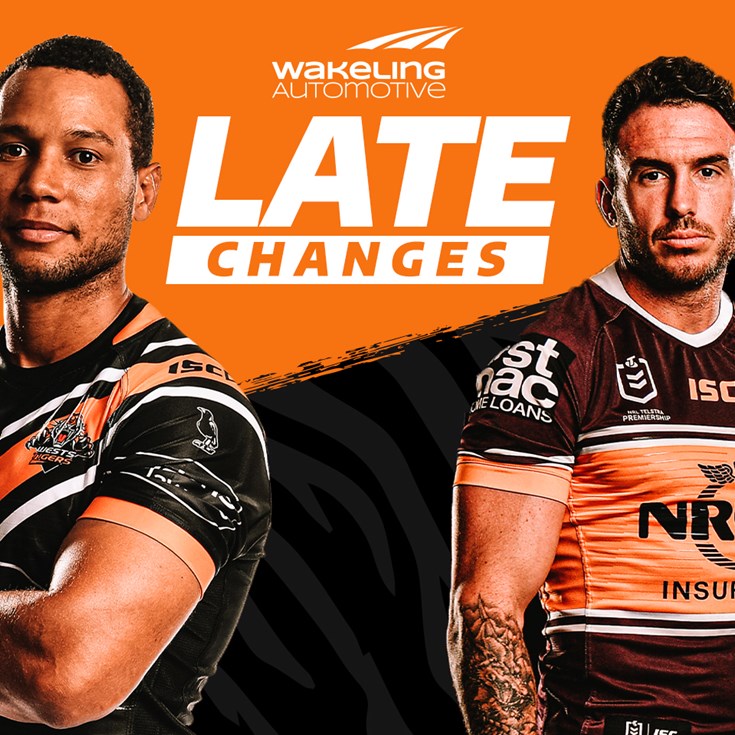 NRL Late Changes: Round 10