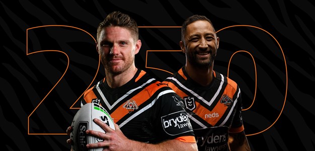 Milestone achievement for Wests Tigers duo