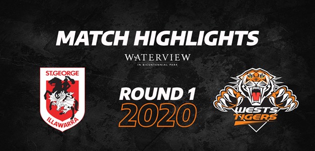 2020 Match Highlights: Rd.1, Dragons vs. Wests Tigers