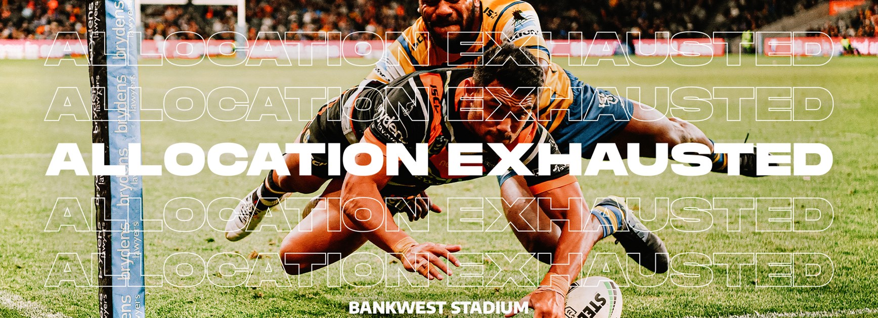 Ticket allocation exhausted for Round 20 clash