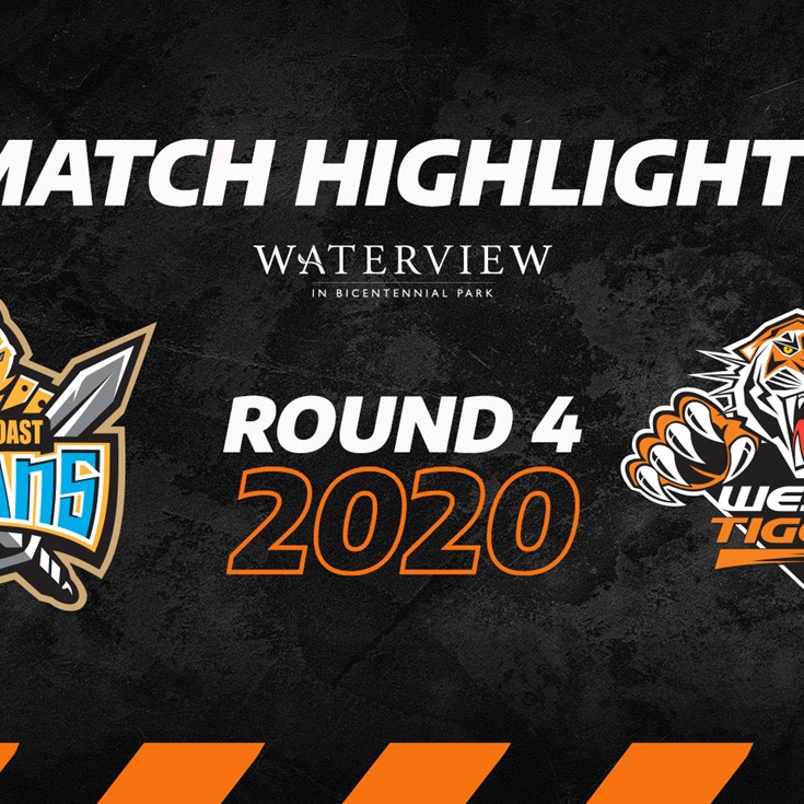2020 Match Highlights: Rd.4, Titans vs. Wests Tigers