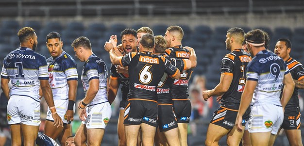 Wests Tigers start fast to blow away Cowboys