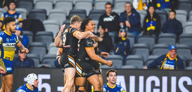 Wests Tigers battle bravely but downed by Eels