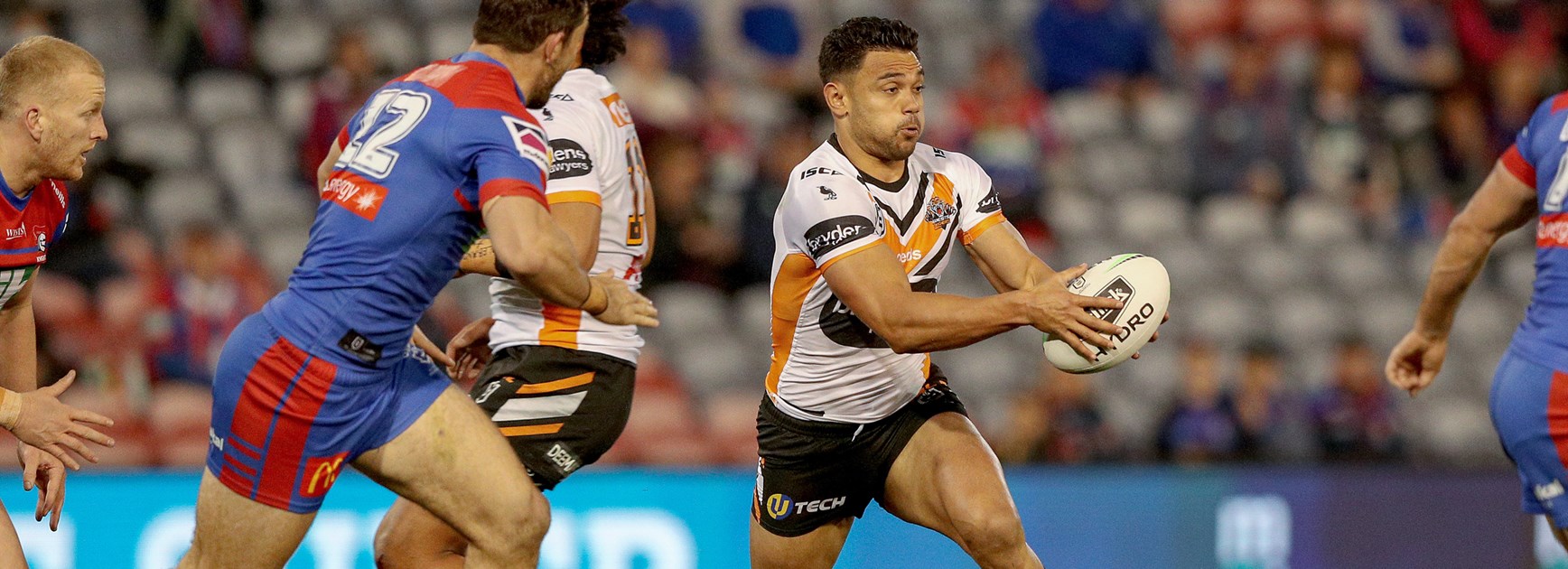 Wests Tigers downed on milestone night in Newcastle