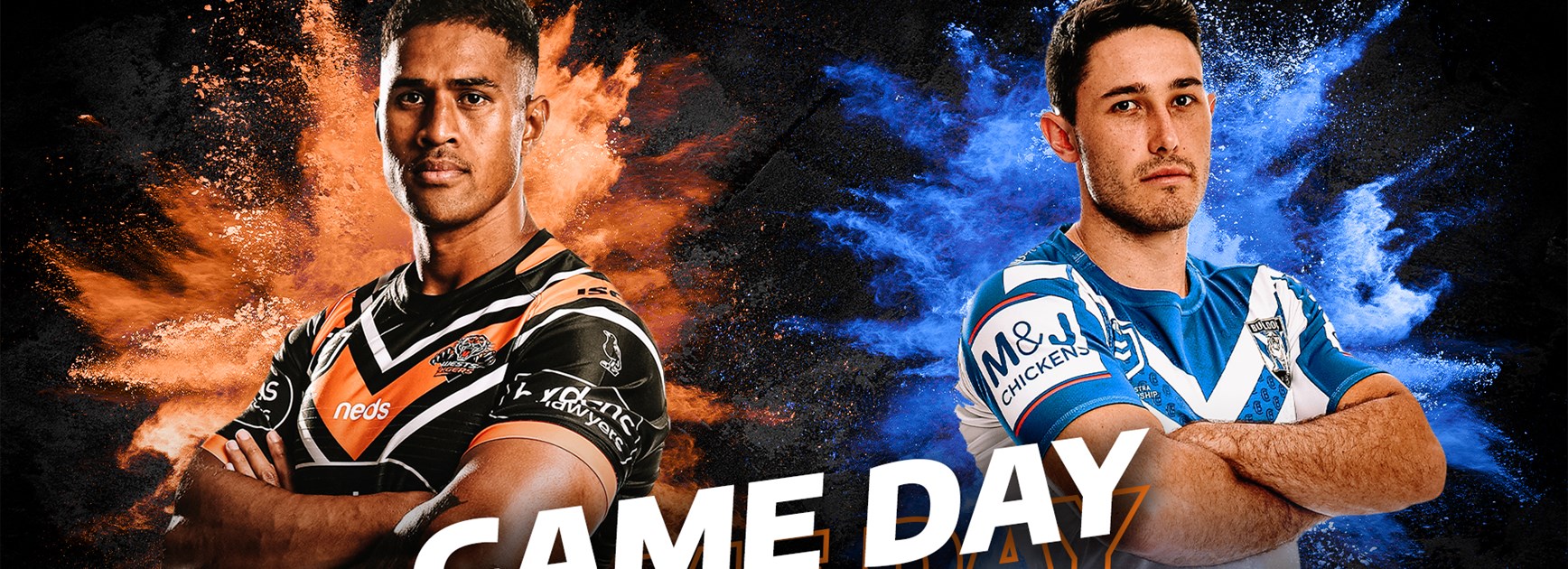 Wests Tigers v Bulldogs online today!