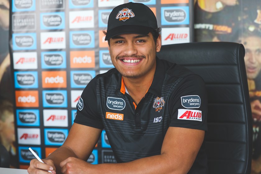 Wests Tigers forward Shawn Blore