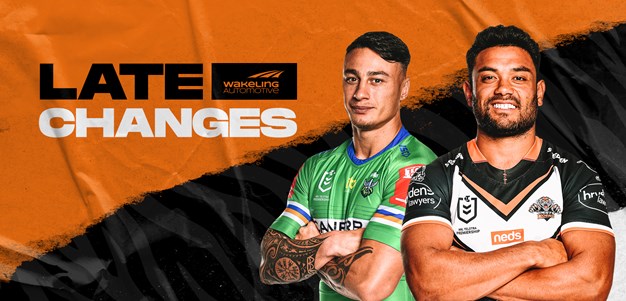 NRL Late Changes: Round 1