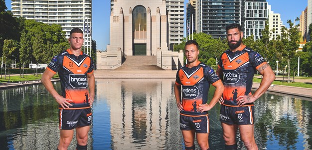 Wests Tigers players motivated for first Anzac Day clash