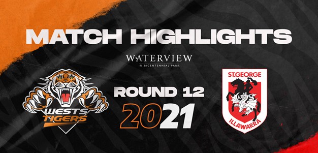 2021 Match Highlights: Rd.12, Wests Tigers vs. Dragons