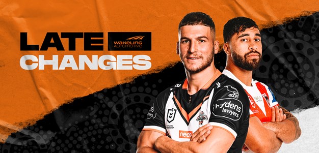 NRL Late Changes: Round 12