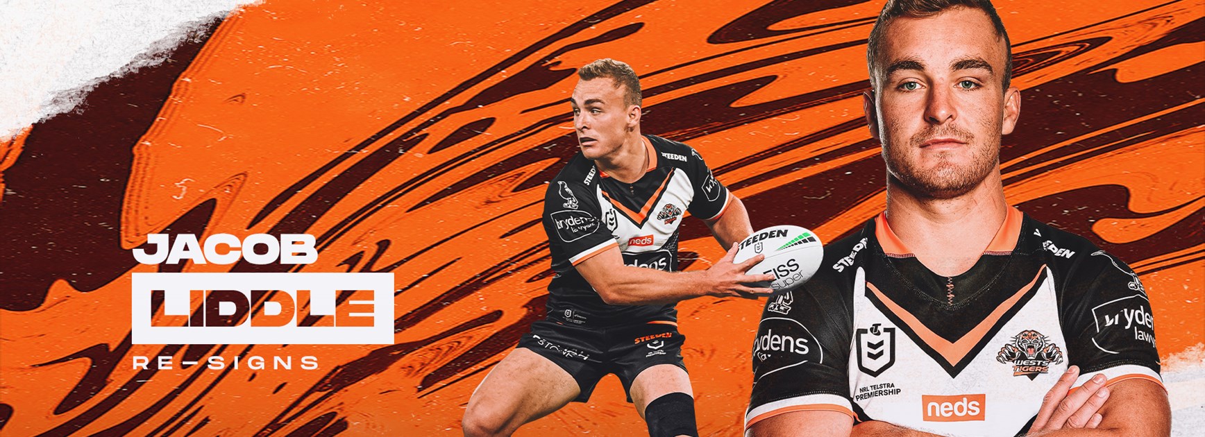 Wests Tigers re-sign Jacob Liddle