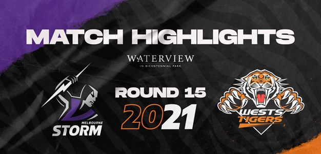 2021 Match Highlights: Rd.15, Storm vs. Wests Tigers