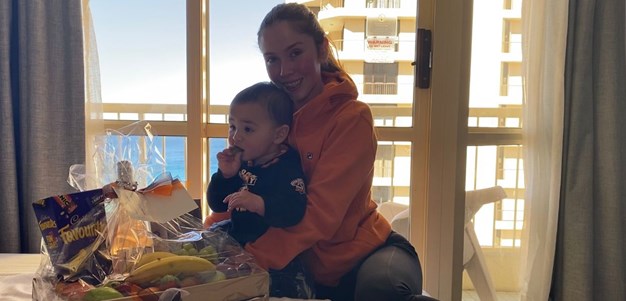 Wests Tigers remain connected with families in quarantine