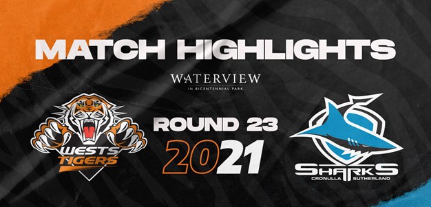 2021 Match Highlights: Rd.23, Wests Tigers vs. Sharks