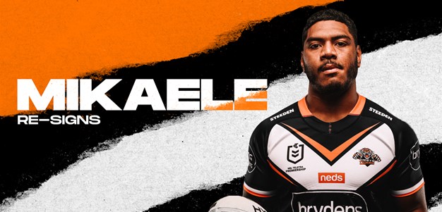 Wests Tigers re-sign Thomas Mikaele