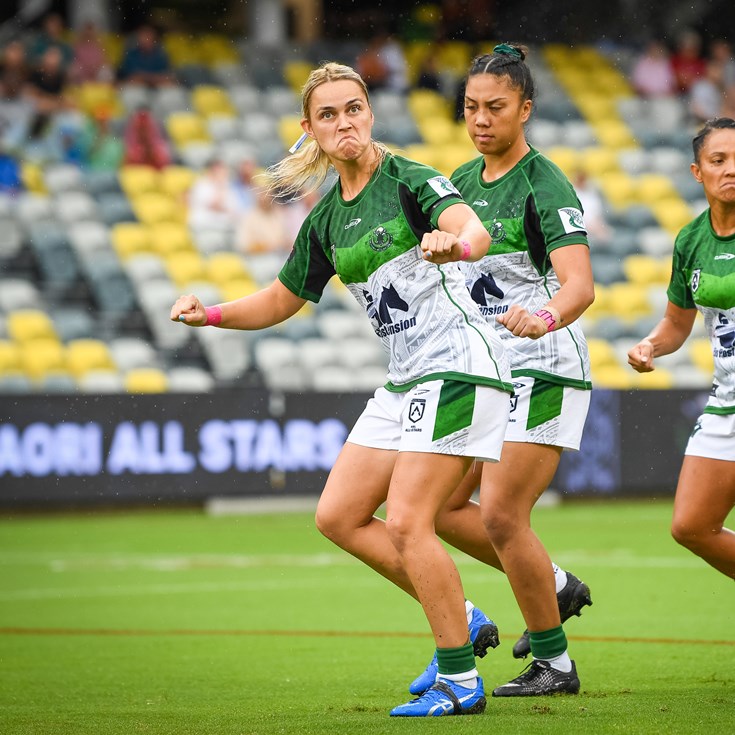 Maori All Stars women deliver powerful haka