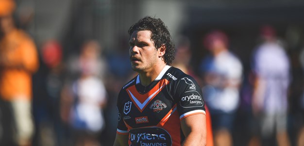 Roberts scores first try in Wests Tigers colours