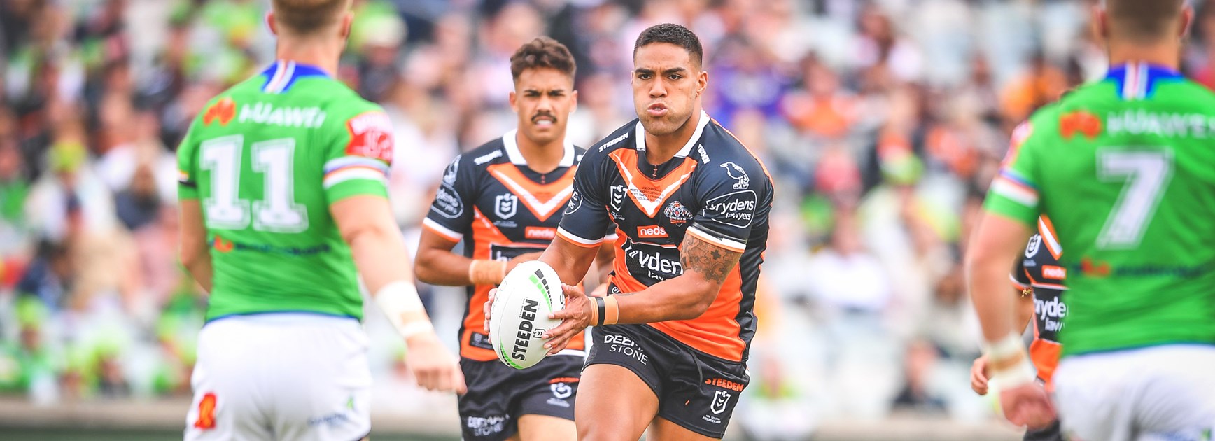 Defence takes its toll as Raiders down Wests Tigers