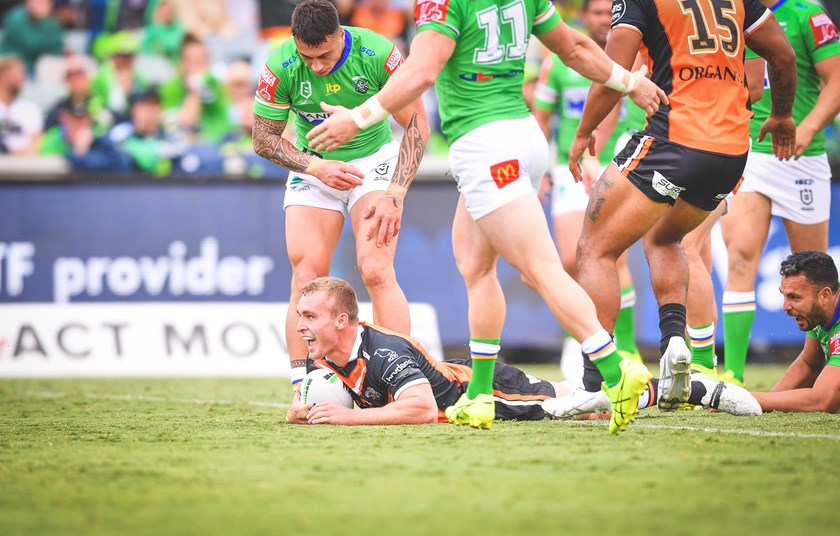 Wests Tigers hooker Jacob Liddle