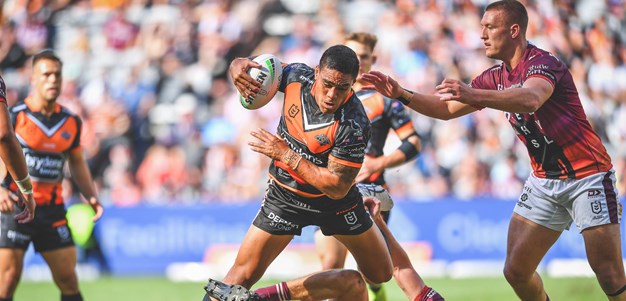 First half surge sees Sea Eagles past Wests Tigers