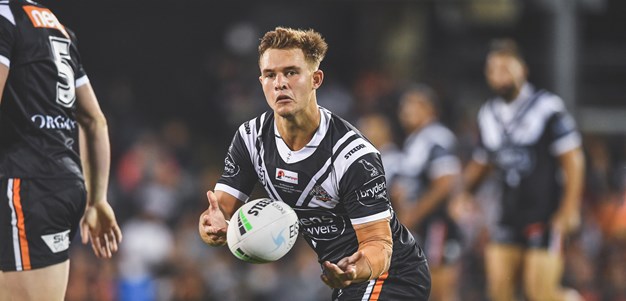 Simpkin works hard and gets his first NRL try
