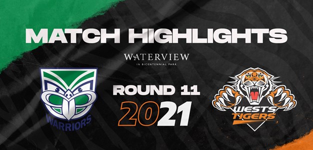 2021 Match Highlights: Rd.11, Warriors vs. Wests Tigers
