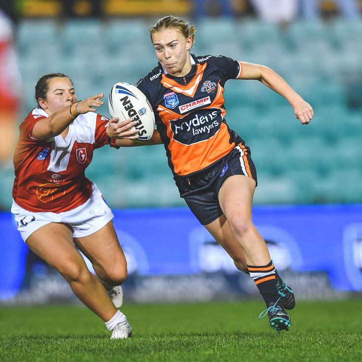 Wests Tigers women move into top four with Glebe thrashing