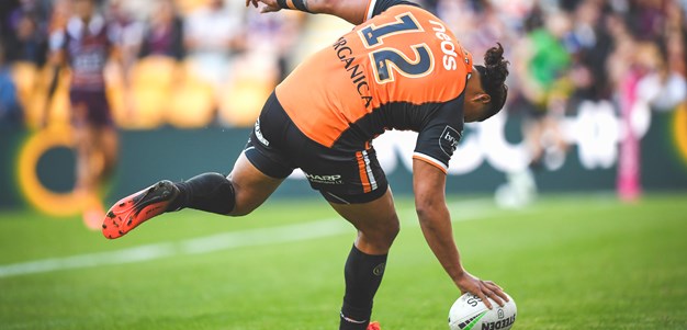 Luciano Leilua answers back for Wests Tigers