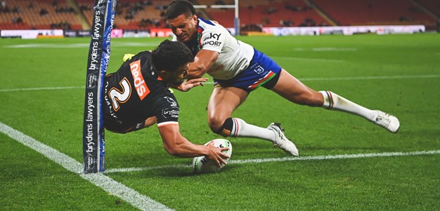Wests Tigers turn pressure into points through Nofoaluma