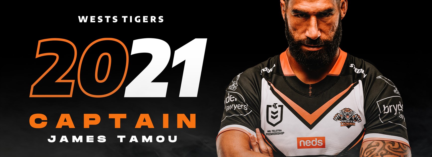 James Tamou named as Wests Tigers captain