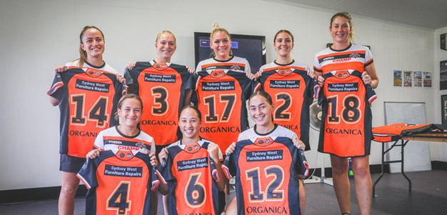 Wests Tigers women presented with debut jerseys