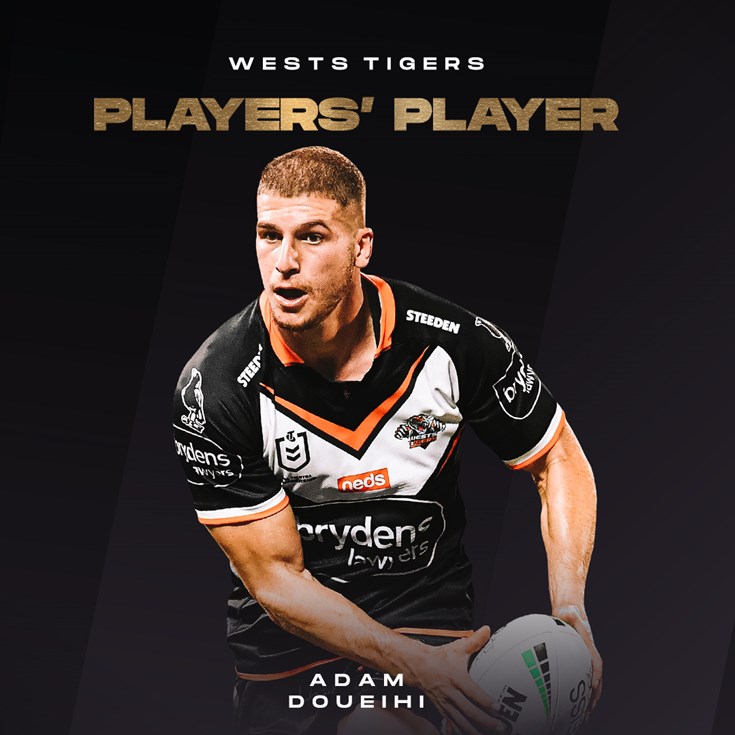 Adam Doueihi named 2021 Wests Tigers NRL Players’ Player