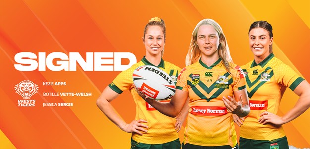 Wests Tigers sign international trio for Harvey Norman women's season