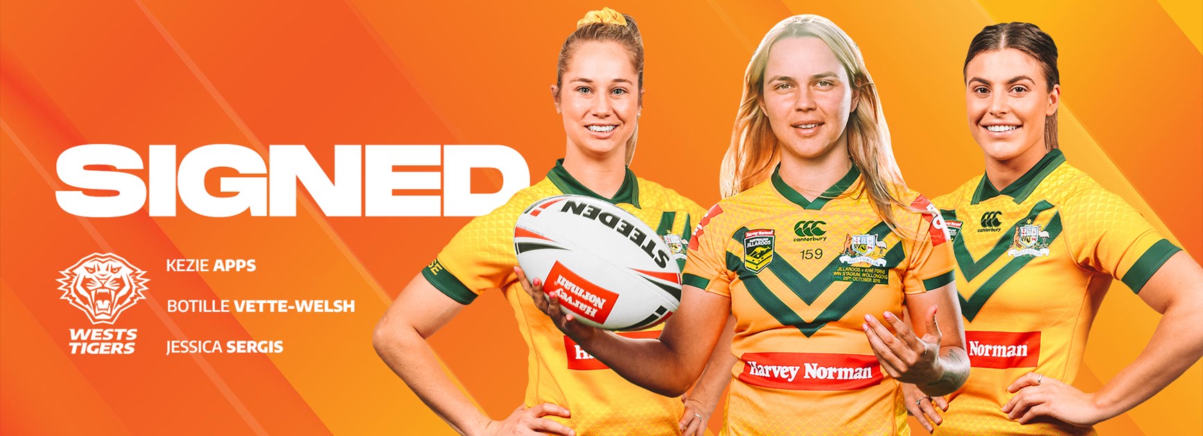 Wests Tigers sign international trio for Harvey Norman women's season