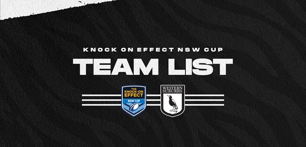 KOE NSW Cup Team List: Round 5