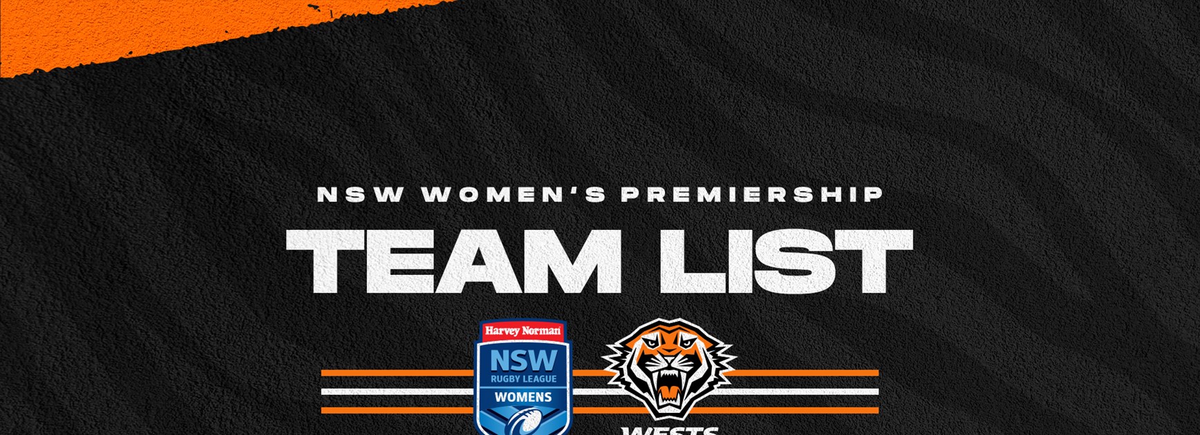 Harvey Norman NSW Womens Premiership Team List: Round 1