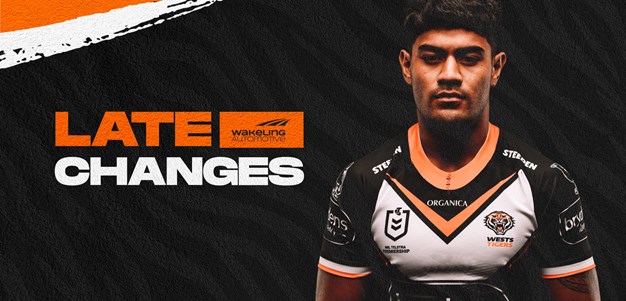 Late Changes: Round 10 vs North  Queensland Cowboys