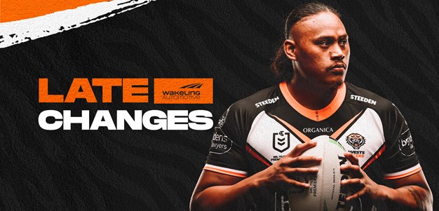 Late Changes: Round 11 vs Canterbury Bulldogs
