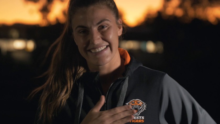 Jess Sergis ahead of Wests Tigers debut