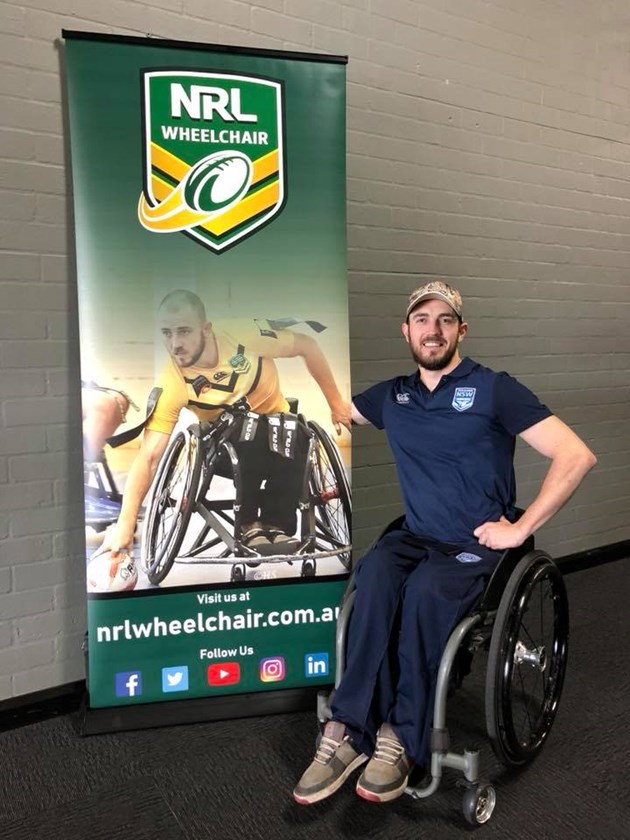 Wheelchair RL veteran Brad Grove 