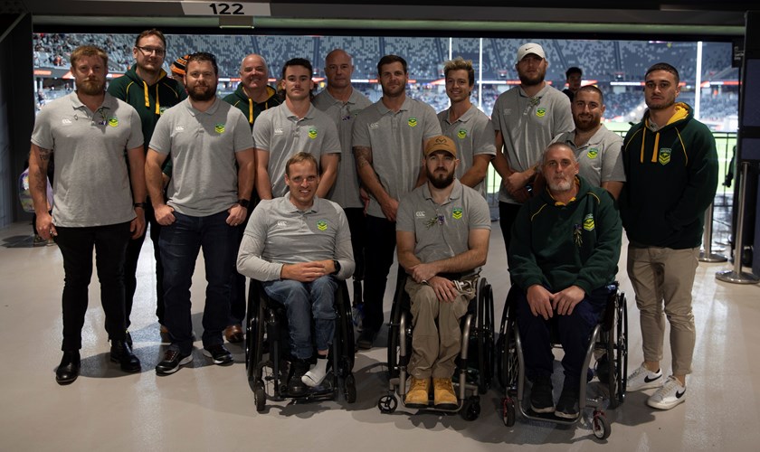 The Wheelaroos: Invited guests at CommBank Stadium vs Souths