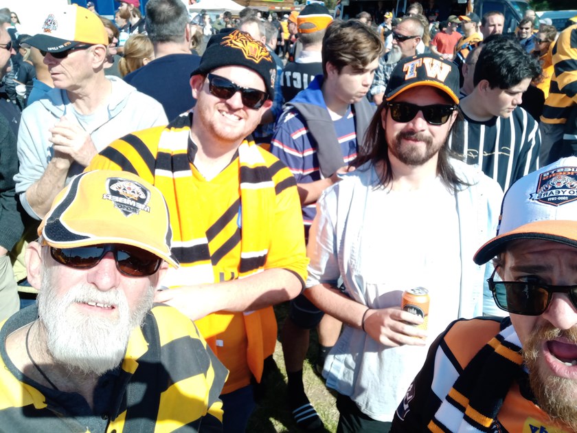 Ian and his crew at Leichhardt Oval in 2018