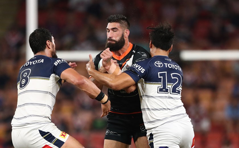 Tamou against the Cowboys in Magic Round this season