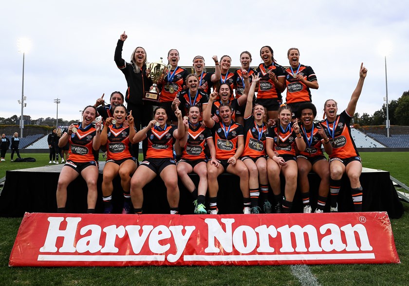 Sweet success: Our premiership-winning HNW team at Campbelltown Stadium