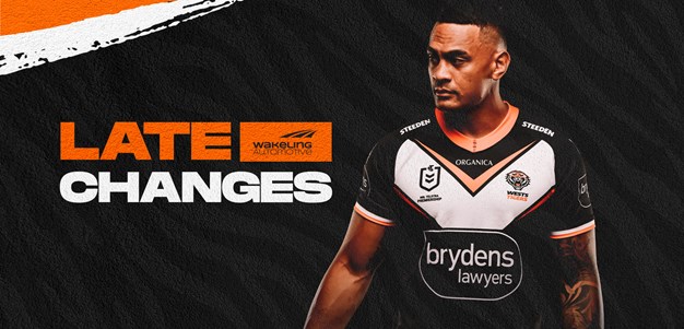 Late Changes: Round 21 vs Newcastle Knights